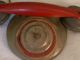 Antique Primitive Toy Telephone Very Old Vintage Metal Red Paint Early Metal Toy Primitives photo 7