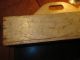 Antique Country Primitive Pine Tool Carrier - Knife Box Type Old Paint Primitives photo 4