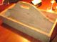 Antique Country Primitive Pine Tool Carrier - Knife Box Type Old Paint Primitives photo 7