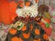 Collectiblle Fall Harvest Pumpkins & Black Crows Round Head Raggedy Ann Doll Primitives photo 4