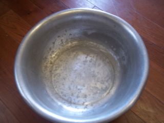 Antique/ Vintage Aluminum Wash Bowl - Made In Usa photo