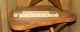 Vintage Wood Zig Zag Folding Ruler Tape Measure White Wooden Star Primitive Primitives photo 1
