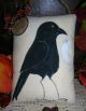 Primitive Halloween Crow Moon Ornie Wallhanging Pillow Tuck Blackbird Primitive Primitives photo 3