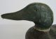 Vintage Wood Duck Decoy Glass Eyes Signed Primitives photo 1