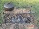 Iron Cooking Grill,  Open Fire,  Camping,  Reenactors,  Bug Out,  Blacksmith Made Primitives photo 4