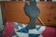 Primitive Old Wooden Crow For Lawn Sturdy Folk Art Rustic Shabby Great Early Primitives photo 1