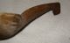 Early American Primitive Wooden Scoop Paddle Treenware Primitives photo 2