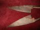 Antique Sheep Shearing Shears Scissors Non Electric 6 1/2 In Blades Brown Paint Primitives photo 4