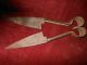 Antique Sheep Shearing Shears Scissors Non Electric 6 1/2 In Blades Brown Paint Primitives photo 5