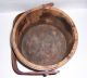 Antique Early Primitive 1800s Firkin Sugar Bucket With Lid And Handle Primitives photo 7
