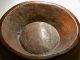Antique Hand Carved Wooden Bowl 18th/19th C? Dough/mixing Wood Folk Primitive Primitives photo 9