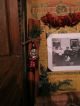 Primitive Country Christmas Shadow Box Music Photo Vintage Santa Ornie Garland Primitives photo 1