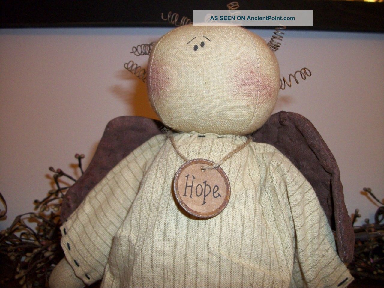 Primitive Hope Angel Doll Adorable Primitives photo