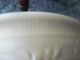 Vintage Pottery Old Rimmed Mixing Bowl W/ Old Metal Spoon Primitives photo 2