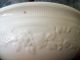 Vintage Pottery Old Rimmed Mixing Bowl W/ Old Metal Spoon Primitives photo 3