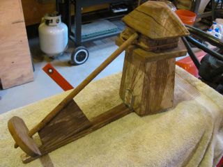 Antique Wooden Windmill Whirley Gigg. photo