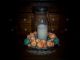 Fall Candle Lamp Centerpiece - Pumpkin Ring Primitives photo 2