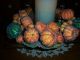 Fall Candle Lamp Centerpiece - Pumpkin Ring Primitives photo 3