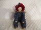 New Rageddy Ann Clothespin Doll Hand Made Red White Blue So Cute Primitives photo 3