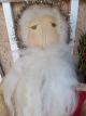 Primitive Handmade Olde St.  Nick With Wool Stocking - Winter/holiday Decoration Primitives photo 1