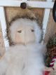 Primitive Handmade Olde St.  Nick With Wool Stocking - Winter/holiday Decoration Primitives photo 2