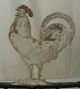 American Folk Art Crowing Rooster Weathervane Org Paint Ca 1935 - 45 Primitives photo 3