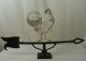 American Folk Art Crowing Rooster Weathervane Org Paint Ca 1935 - 45 Primitives photo 7