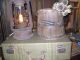 Olde Primitive Early Rusty Lantern Lighting Make - Do Primitives photo 3