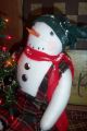 ♥ Primitive Snowman Doll & Pine Tree ~ Wynter - Thyme Centerpiece ♥rcp♥ Primitives photo 1