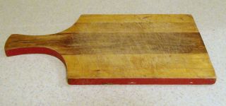 Vintage Pine Cutting Board Candle Board photo