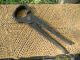 Primitive Old Early Farmhouse Hand Forged Iron Pliers Tool Blacksmith Shop Tool Primitives photo 3