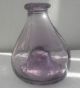 Vintage Glass Fly Trap.  Old Fly Catcher Bottle,  Violet Color. Primitives photo 5