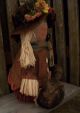 Primitive Scarecrow Girl Doll == Sits Alone ==weighted Bottom ==sitting Only= Primitives photo 1