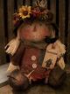 Primitive Scarecrow Girl Doll == Sits Alone ==weighted Bottom ==sitting Only= Primitives photo 4