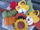 Prim Penny Rug Autumn/fall Gatherings Leaves,  Pumpkin,  Sunflower,  Scarecrows Primitives photo 6