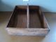 Vtg Primitive Rustic Country Hand Made Wood Divided Carrier Tray Primitives photo 1