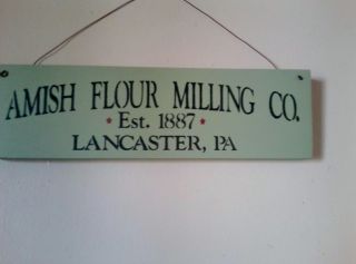 Amish Flour Milling Co.  Sign photo
