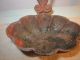 Cast Iron Wall Hanging With Scallop Bowl.  Take A Look. Primitives photo 2
