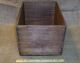 Primitive Wooden Box Old Antique Country Farm Barn Wood Crate Tool Primitives photo 1