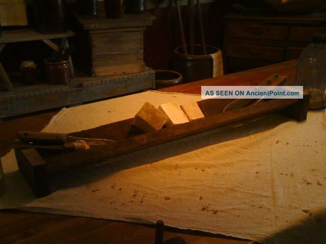 Primitive Barn Yard Feed Trough Primitives photo