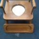 Vintage Wooden Potty Chair: Oak Hill - Fitchburg,  Mass: Made In Usa Primitives photo 5