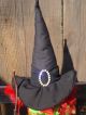 ~primitive~ Halloween Witch Boots With Stockings Hat And Broom~ Primitives photo 9