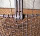 Early 1900 ' S Crimped Wire Basket,  Unique Form,  Produce Carrier,  Mint Condition Metalware photo 8
