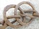 Antique,  Primitive,  Very Old Shackles For Horses,  Donkeys,  Tap.  Wrought Iron. Primitives photo 5