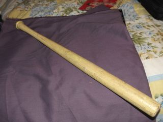 Very Old Antique Yellow Baseball Bat~use For Vintage Rustic Decor photo