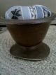 Handmade Tufted Pin Keep In A Primitive Compote Wooden Bowl By Angelbugprims Primitives photo 4