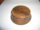 Antique Wooden Sugar Tureen,  Small W/ Removable Wooden Lid,  Very Good Condition Boxes photo 3