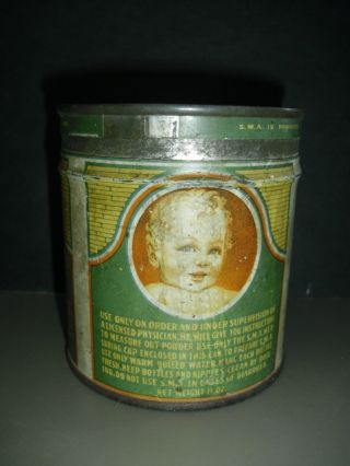 Vintage Sma Baby Formula Tin - Cleveland,  Oh Food For Infants photo