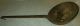 Antique 18th C.  Primitive American Forged Iron Large Ladle Rat Tail Handle Vafo Primitives photo 2