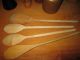 Primitive Farmhouse Kitchen Wood Spoons And Spatula X - Tra Long Great For Crocks Primitives photo 1